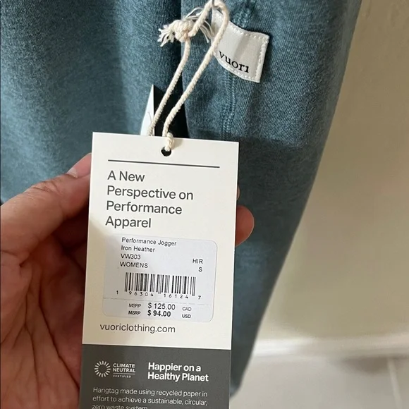 Vuori Blue Track Pants - Picture 2 of 6